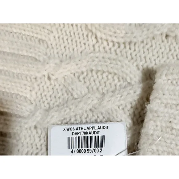 Fjall Raven Sweater Ovik Cable Knit Roll Neck Wool Pullover Women's Small New - Picture 9 of 13